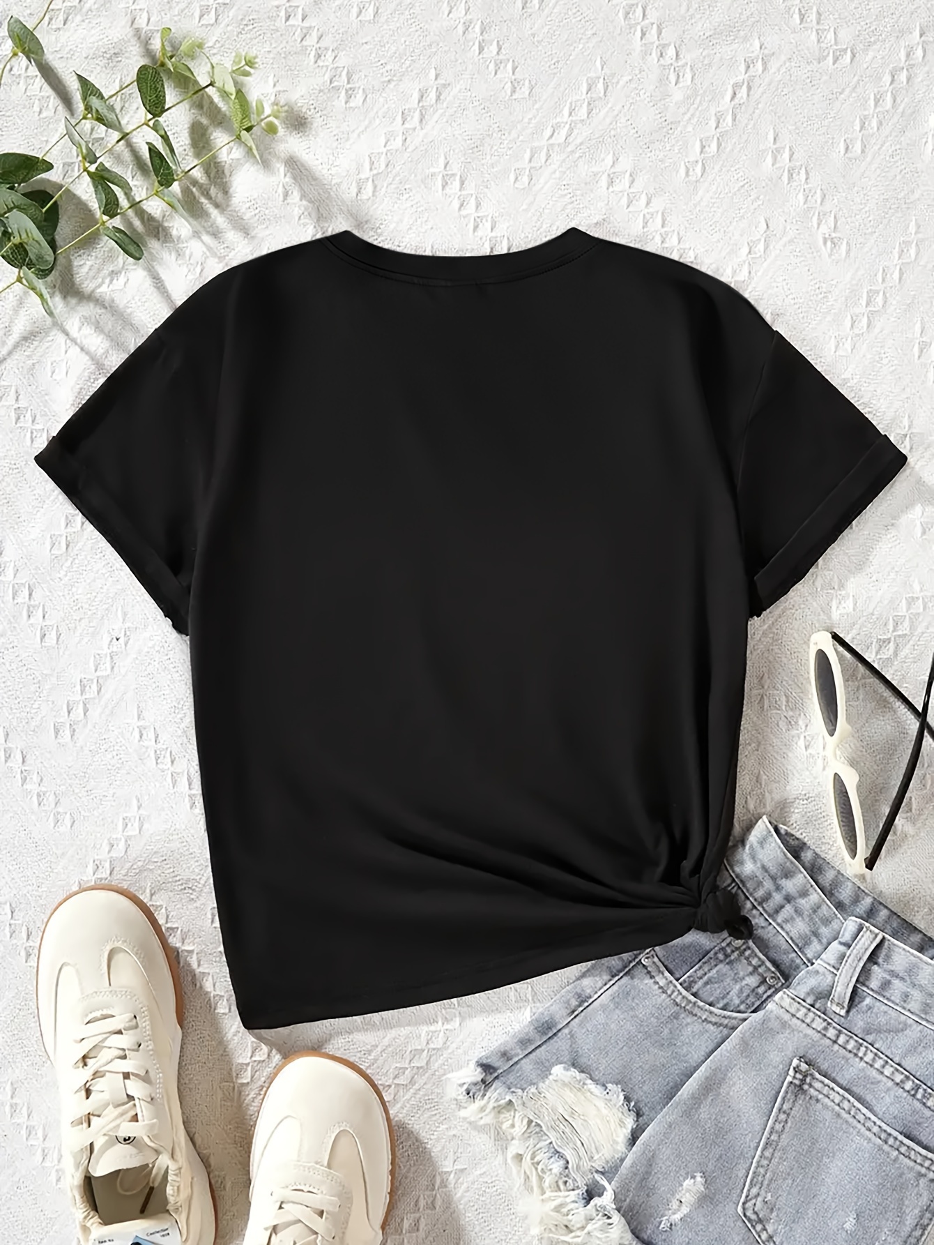 girls cute cat and bubble tea print t shirt soft stretchy comfort round neck short sleeve top casual summer tee details 6