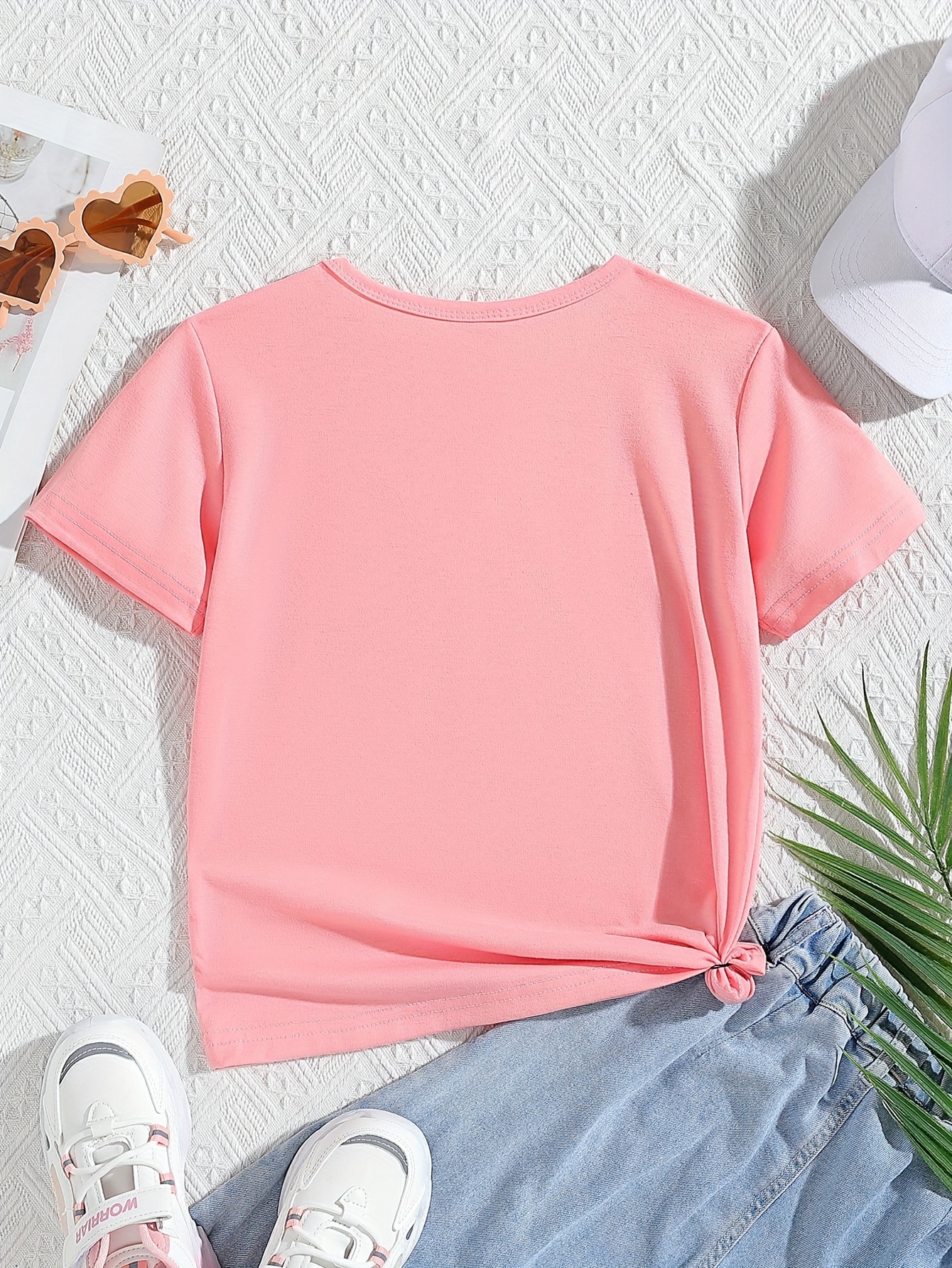 be kind cartoon animals graphic print girls casual comfy crew neck short sleeve tee for spring summer girls clothes for everyday activities details 6